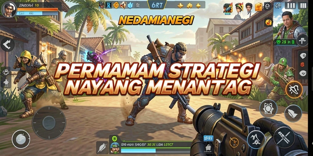 Tangkapan layar menunjukkan momen gameplay strategis dalam 6RT.