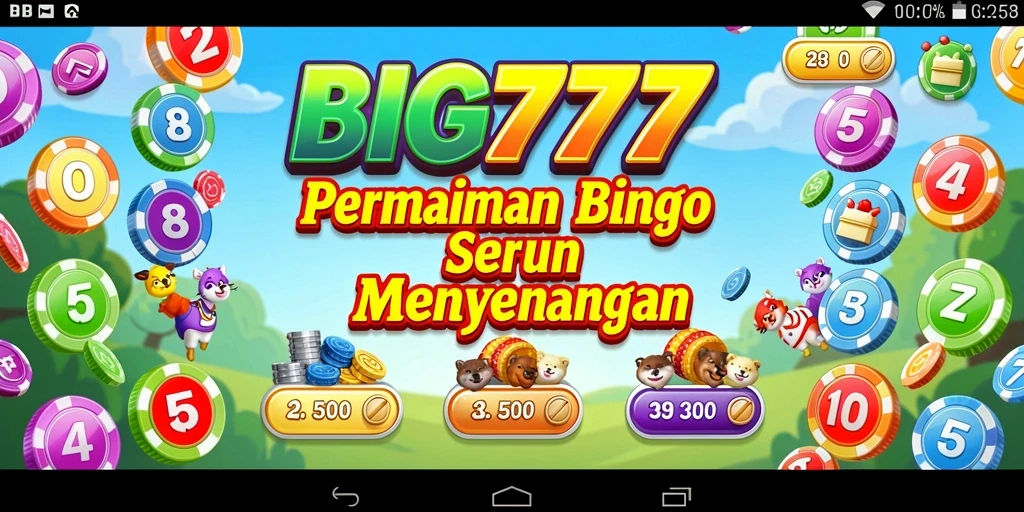Screenshot permainan menunjukkan aksi Bingo yang seru dan interaktif.