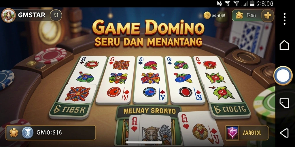 Tampilan gameplay GMSTAR yang seru dan interaktif.