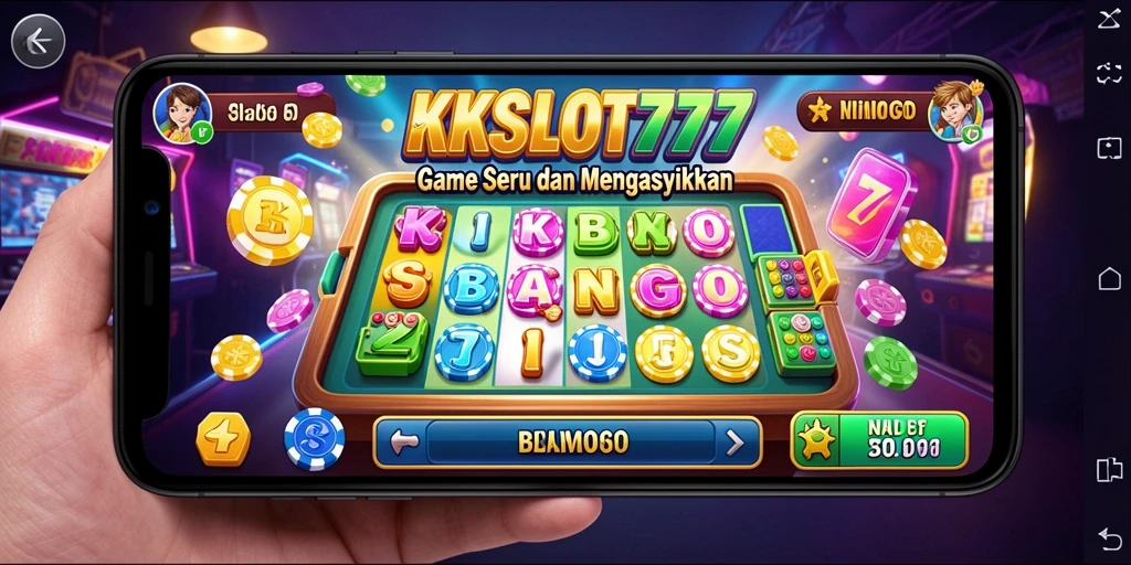 Tampilan gameplay KKSLOT777 yang menarik dan seru.