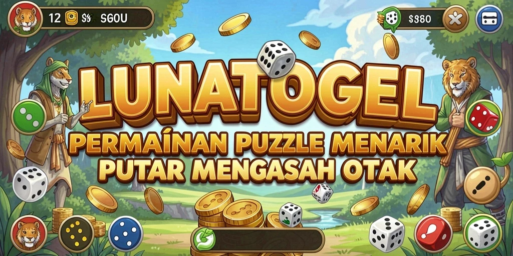 Tampilan menarik gameplay LUNATOGEL dengan berbagai puzzle dan tantangan.