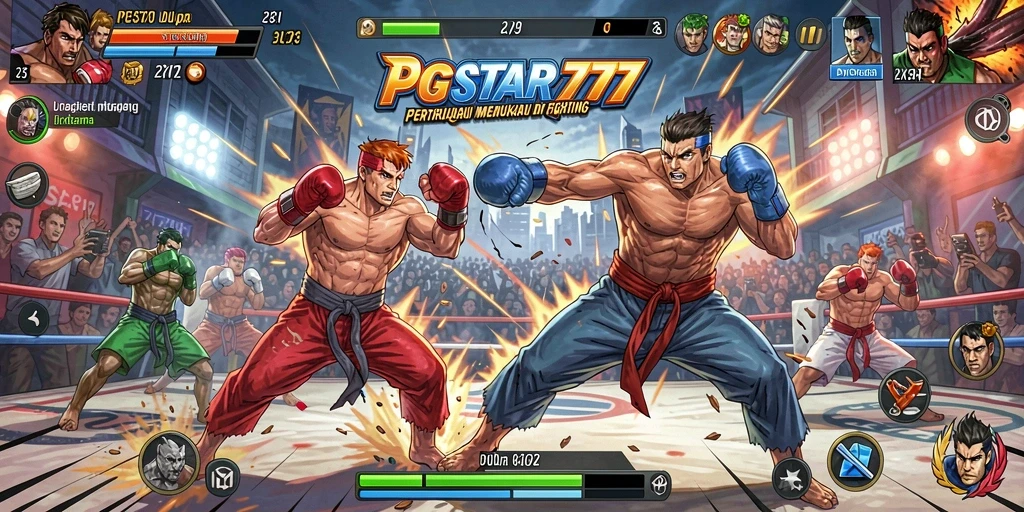 Tampilan gameplay <strong>PGSTAR777</strong> yang memukau dalam pertarungan seru.