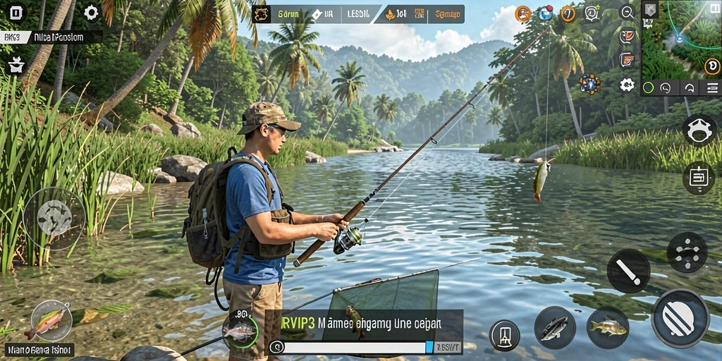 Tangkapan ikan yang menakjubkan di RVIP3 dengan grafis realistis.