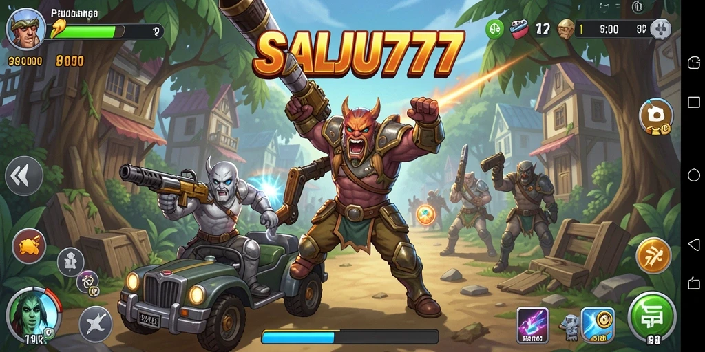 Tampilan menarik dari gameplay SALJU777 yang menantang.