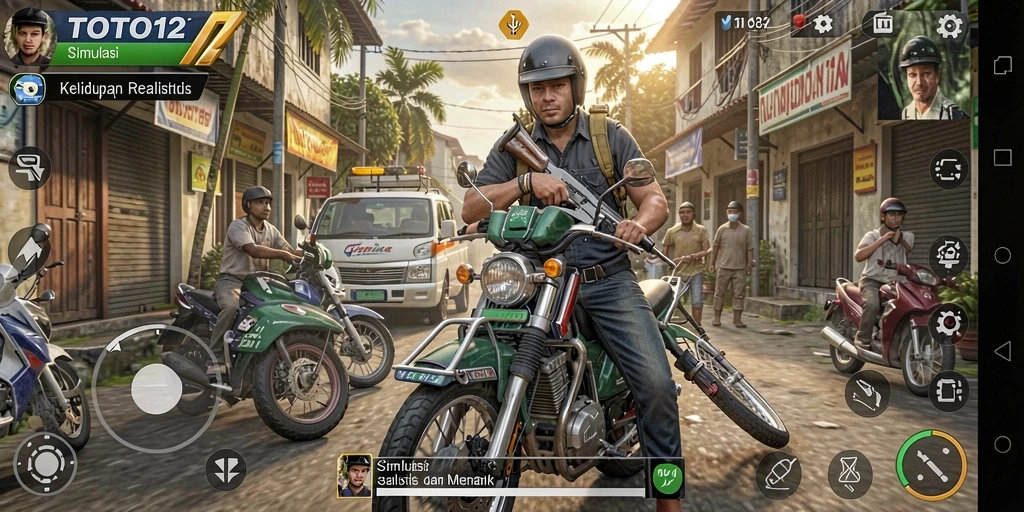 Tampilan gameplay TOTO12 dengan desain yang menarik dan warna yang cerah.