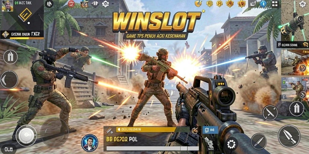 Screenshot menunjukkan aksi intens gameplay WINSLOT yang memukau.